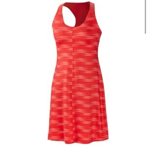 Columbia Midi Dress - Breathable Fabric with Built-in Bra